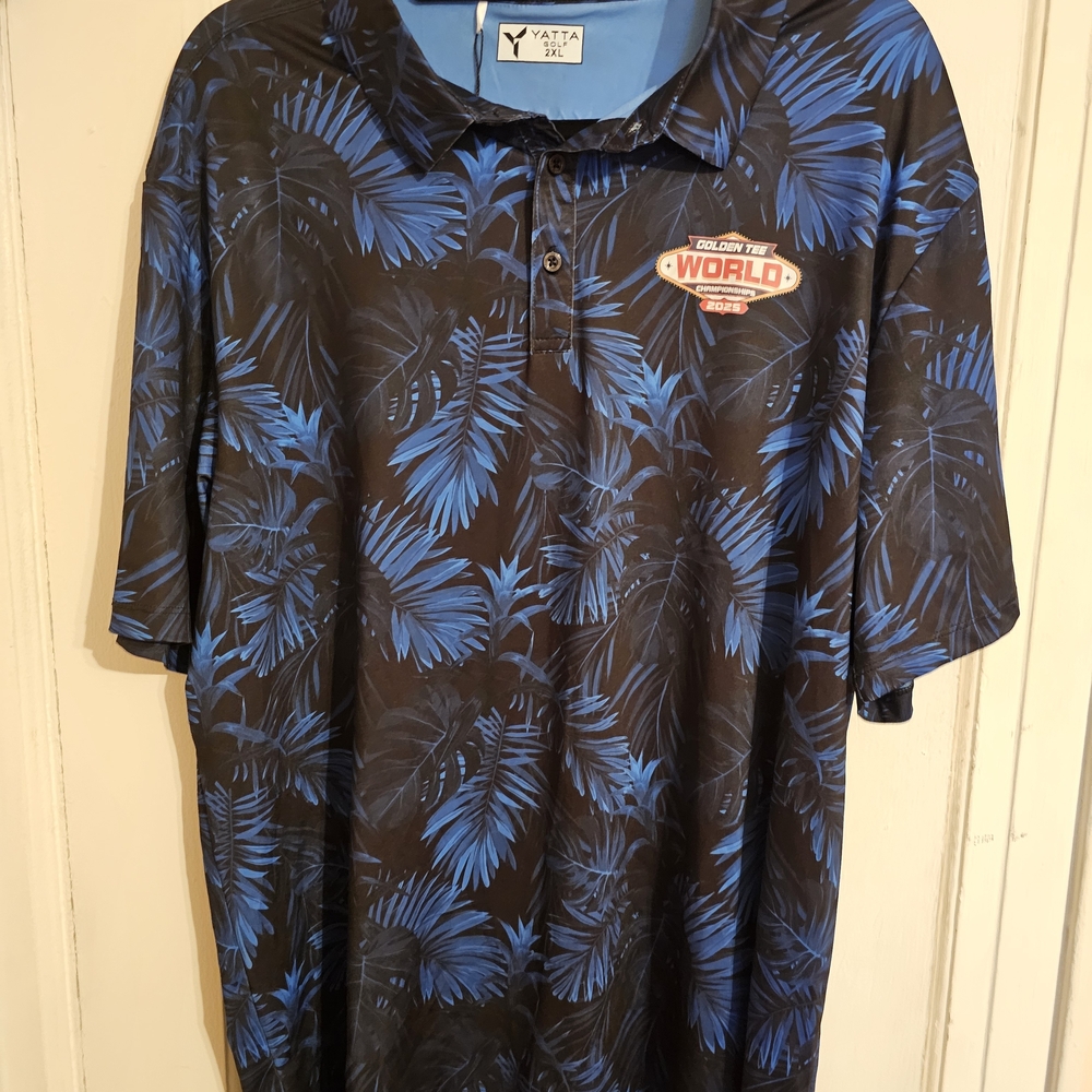 3 YAFTA Golf Polo Shirts Mens 2XL NEW